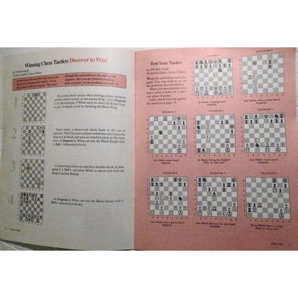 School Mates, Fall 1990 - Magazine for Chess Beginners