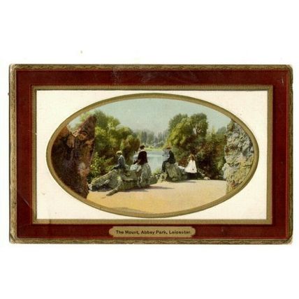Vintage Postcard The Mount, Abbey Park, Leicester M/C Postmark LEICESTER 1912