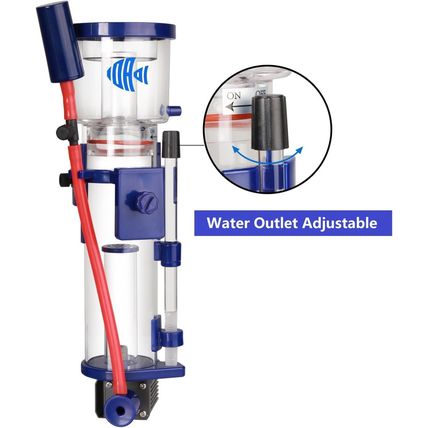 Nano Protein Skimmer for Saltwater Aquariums, DC Pinwheel Pump for 20 Gals Fish