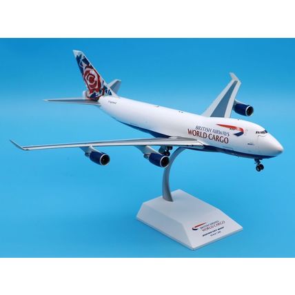 B747-400F(SCD) BRITISH AIRWAYS CARGO REG N495MC W/STAND - JC WINGS SA2008C 1/200