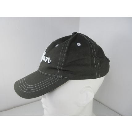 Zildjian 3D Embroidered Logo Baseball Dad Hat Cap Gray 100% Cotton Strapback