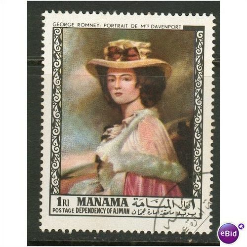 Bahrain (Manama) - Portrait Of Mrs Davenport - Romney