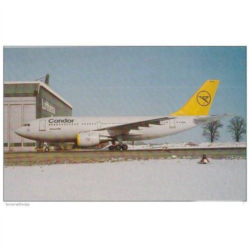 Condor Airbus A310 203 Aircraft Postcard (A14115)