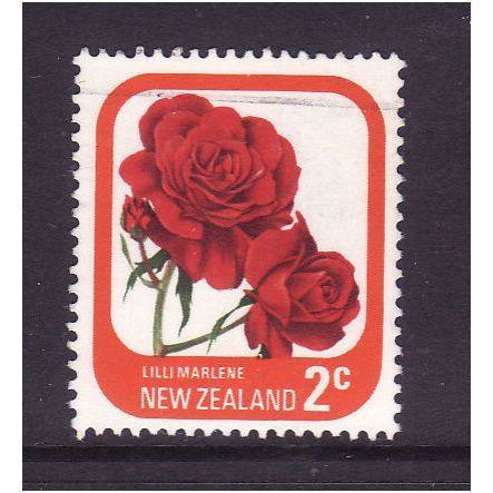 NEW ZEALAND 1975 2c Lilli Marlene Rose Sg 1087 Fine used