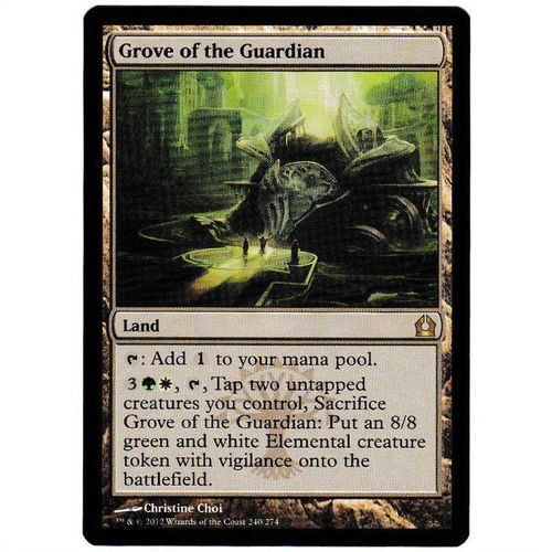 Magic the Gathering - Return to Ravnica - #240/274 - Grove of the Guardian