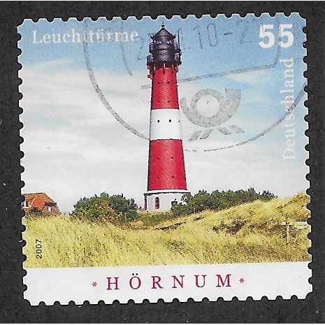 GER 2007 €0.55 (S/A) 'LIGHTHOUSES -HORNUM' FINE USED (EBID53-695)