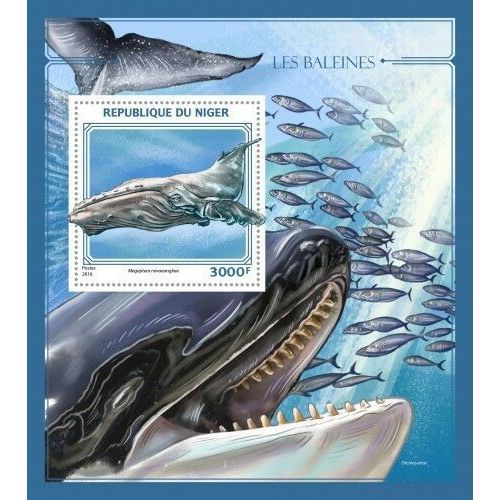 NIGER 2016 SHEET MNH BALEINES BALLENAS BALENE WHALES WALEN BALEIAS 5A