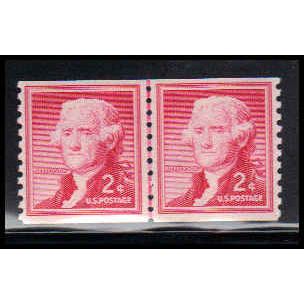 1055 2c Thomas Jefferson Almost Very Fine MNH CLP QA0019