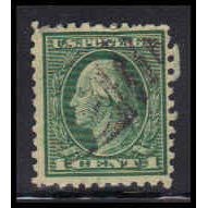 Used 543 1c George Washington Barely Clears K3495