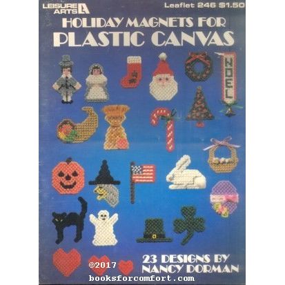 Holiday Magnets for Plastic Canvas Leaflet 246 [31586]