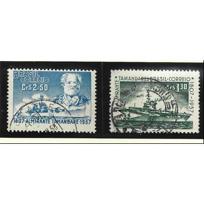 Brazil Stamps Scott #856 To 857, Used
