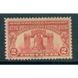 Used 627 2c Liberty Bell Very Fine NA1431