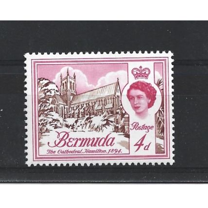 Bermuda.SG166 4d The Cathedral,Hamilton,1894.Mounted Mint.Mar25
