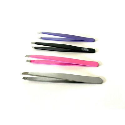 Eyebrow Grooming Hair Removal Tweezers Slanted Tip Multi Purpose Set[ ]