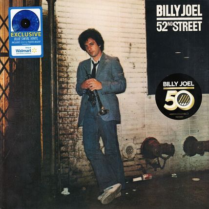 Billy Joel 52nd Street Walmart Exclusive Blue Swirl Vinyl LP Album
