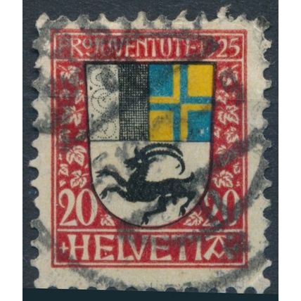 Pro Juventute: 20c - Switzerland 1925 - FH - MiNr 216
