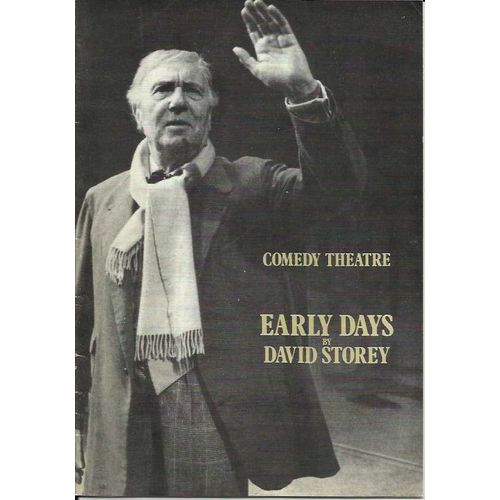 EARLY DAYS Ralph Richardson 1980 Comedy Theatre Programme