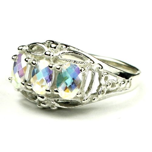 Mercury Mist Topaz, 925 Sterling Silver Ladies RIng, SR163