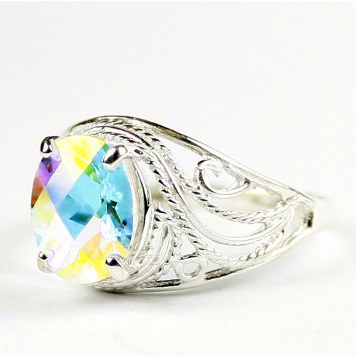 Mercury Mist Topaz, 925 Sterling Silver Ladies Ring, SR083