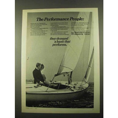 1969 Manufacturers Hanover Trust Ad - Performance