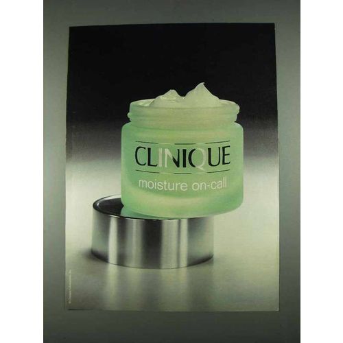1996 Clinique Moisture On-Call Ad