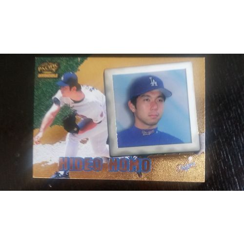 1998 Pacific Invincible Card # 110 Hideo Nomo Excellent (5) Los Angeles Dodgers