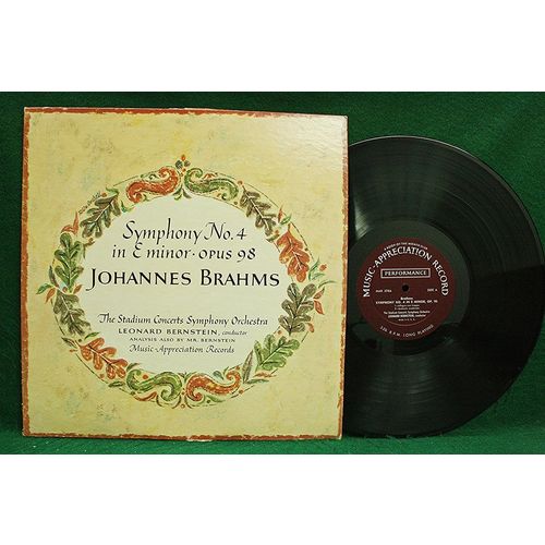 Bernstein - Brahms: Symphony No. 4 In E Minor - 12” + 10” - MAR 578 - VG+