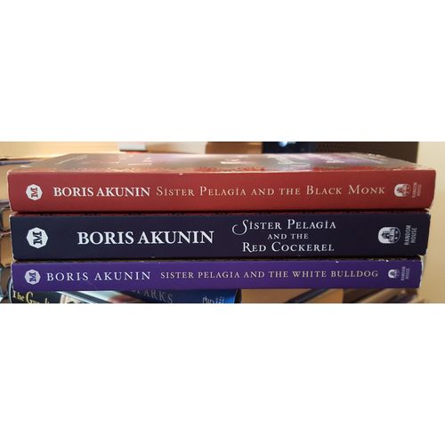 3 TSPB in the Sister Pelagia Mystery series by Boris Akunin~...& the Black Monk