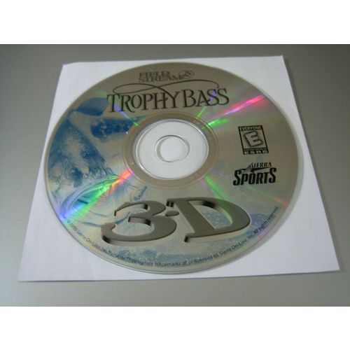 Field & Stream Trophy Bass 3-D (PC, 1999) - Disc Only!!!