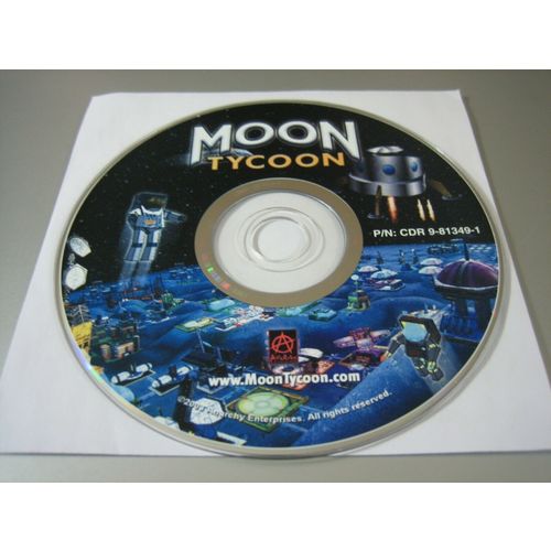 Moon Tycoon (PC, 2001) - Disc Only!!!