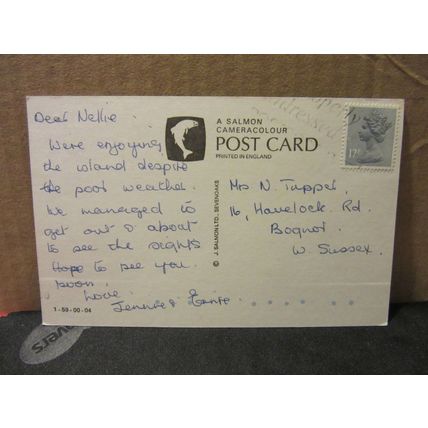 ISLE OF WIGHT multiview, used postcard by J. Salmon 1980s =