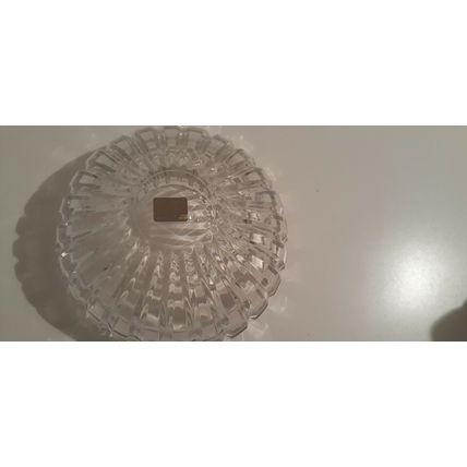 Mikasa lead crystal 7 1/2 inch bowl very good very pretty