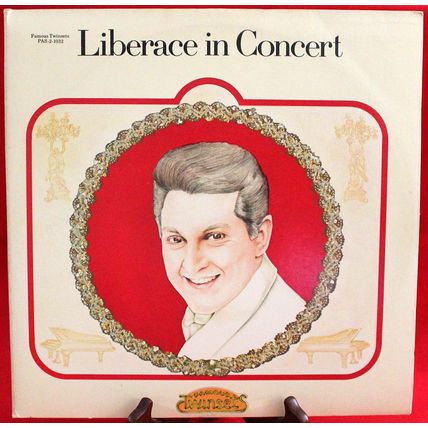 Twinset stereo LP #PAS-2-1032 - "Liberace In Concert" - double LP - Gatefold!