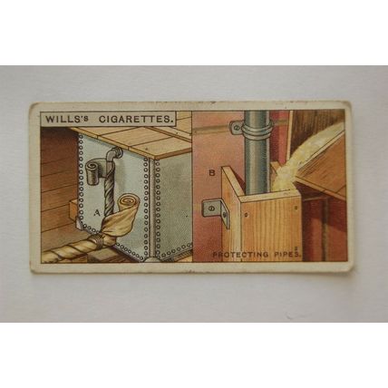 1927 Wills Household Hints 34 Protecting Pipes