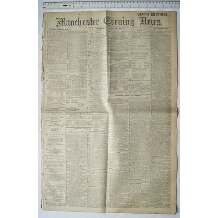 1912 original Manchester Evening News No. 13,543