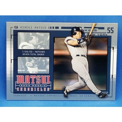 2004 Upper Deck Matsui Chronicles #HM53 Hideki Matsui 7/29/03
