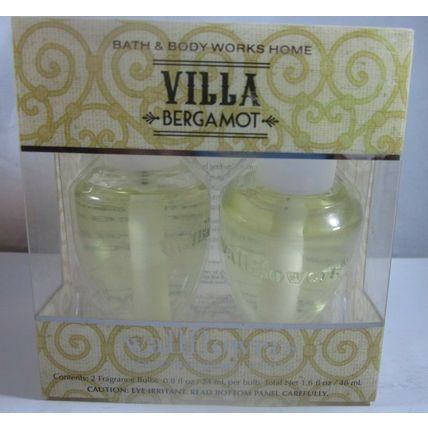 2 bulbs/1 bx Bath & Body Works Wallflower Refill Bulb Villa Bergamot