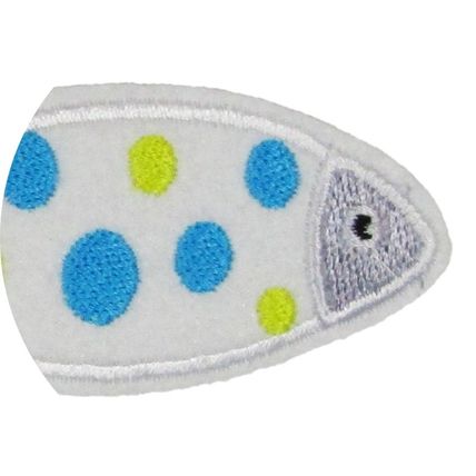 Fish Comic Pastel Iron On Patch Kids Badge Motif Applique Trimming Patches P437