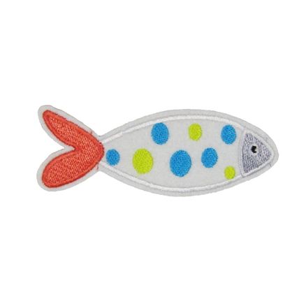Fish Comic Pastel Iron On Patch Kids Badge Motif Applique Trimming Patches P437