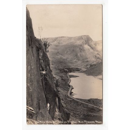 Rock Climbing The Mile Stone Buttress Tryfan Nant Ffrancon Pass Postcard Wales