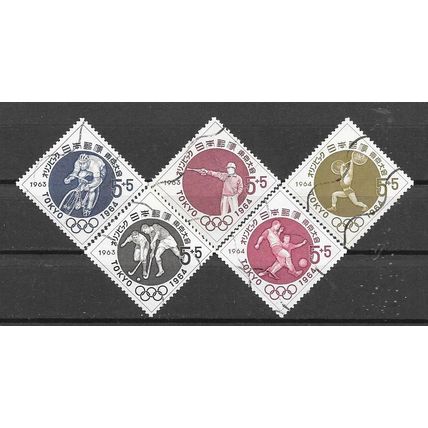 Japan ( Japon ) N° 761 762 763 779 780 YVERT OBLITERE ( USED )
