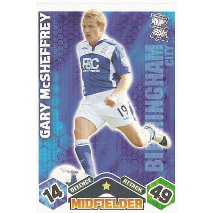 Match Attax 2009/10 Collection: Birmingham City, Midfielder - McSheffrey