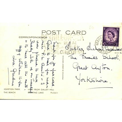 Bexhill on Sea, Sussex, 4 x Multiview, England, 1960s?, Postcard