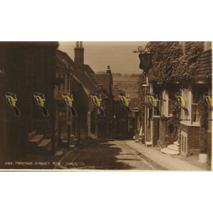 Mermaid Street, Rye, Sussex, 386 Judges Postcard