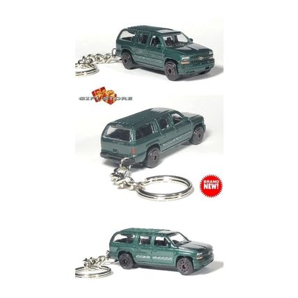 RARE KEYCHAIN GREEN CHEVY SUBURBAN CUSTOM Ltd. Ed. ❤️GREAT GIFT❤️