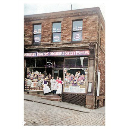 ptc3365 - Yorks - Dewsbury Pioneers' Industrial Society Ltd. Grocers - print 6x4