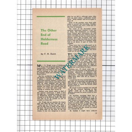 Holderness Road Hull Yorkshire - 1976 Small Article