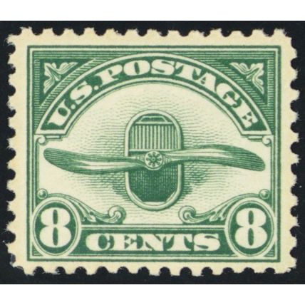 C4, Mint VF NH 8¢ Airmail Stamp - Stuart Katz