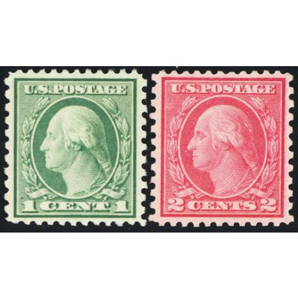 538, 540, Mint VF NH 1¢ & 2¢ - Beautiful Stamps! * Stuart Katz