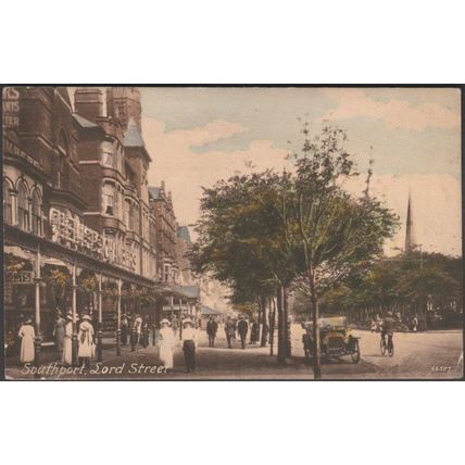 Lord Street, Southport, Lancashire, c.1915-20 - Frith's Postcard
